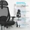 Office Chair M-213H Ergonomic Design (TLLL-C025)