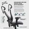 Office Chair M-213H Ergonomic Design (TLLL-C025)