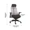 Office Chair M-9616H Ergonomic Design (TLLL-C013) Office Chair M-9616H Ergonomic Design (TLLL-C013)
