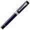PARKER Duofold Fine Rollerball Pen Classic Blue and Black Chrome Trim Black Ink