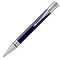 PARKER Duofold Medium Ballpoint Pen Classic Blue Chrome Trim Black Ink