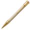 PARKER Duofold Medium Ballpoint Pen Classic Ivory Gold Trim Black Ink