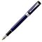 PARKER Duofold Medium Fountain Pen Classic Blue and Black Chrome Trim