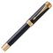 PARKER Duofold Prestige Fine Rollerball Pen Blue Chevron Gold Trim Black Ink