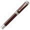 PARKER Duofold Prestige Fine Rollerball Pen Burgundy Chevron Chrome Trim Black Ink
