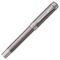 PARKER Duofold Prestige Fine Rollerball Pen Ruthenium Chiselled Chrome Trim Black Ink