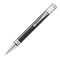 PARKER Duofold Prestige Medium Ballpoint Pen Black Chevron Chrome Trim Black Ink
