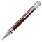PARKER Duofold Prestige Medium Ballpoint Pen Burgundy Chevron Chrome Trim Black Ink