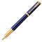 PARKER Ingenuity Fine Rollerball Pen Dark Blue Gold Trim Black Ink