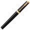 PARKER Ingenuity Medium Fountain Pen Black Gold Trim Black Ink