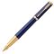 PARKER Ingenuity Medium Fountain Pen Dark Blue Gold Trim Black Ink