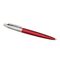 PARKER Jotter Medium Ballpoint Pen Kensington Red Chrome Trim Blue Ink