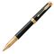 PARKER Premier Fine Rollerball Pen Black Lacquer Gold Trim Black Ink