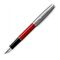PARKER Sonnet Essential Fountain Pen Metal and Red Lacquer Palladium Trim