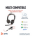 Poly Blackwire 5220 Stereo USB-C Headset +3.5mm Plug +USB-C/A Adapter Poly Blackwire 5220 Stereo USB-C Headset +3.5mm Plug +USB-C/A Adapter