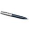 PARKER 51 Medium Ballpoint Pen Midnight Blue Chrome Trim Black Ink