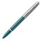 PARKER 51 Medium Fountain Pen Teal Blue Chrome Trim
