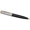 PARKER 51 Premium Medium Ballpoint Pen Black Gold Trim Black Ink
