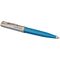 PARKER 51 Premium Medium Ballpoint Pen Turquoise Gold Trim Black Ink
