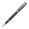 PARKER IM Medium Rollerball Pen Black Chrome Trim Blue Ink
