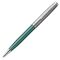 PARKER Sonnet Essential Medium Ballpoint Pen Metal and Green Lacquer Palladium Trim Black Ink