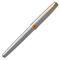 PARKER Sonnet Medium Fountain Pen Stainless Steel Gold Trim
