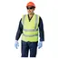 Safety zoon, Reflective Fabric Vest - VAULTEX Yellow 116 GSM