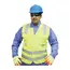 Safety zoon, Reflective Fabric Vest - VAULTEX Yellow 110 GSM