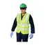 Safety zoon, Reflective Fabric Vest - VAULTEX Yellow 135 GSM