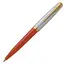 PARKER 51 Premium Medium Ballpoint Pen Red Rage Gold Trim Black Ink