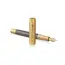 PARKER Duofold Pioneers Medium Fountain Pen Grey Arrow Gold Trim