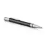 PARKER Duofold Prestige Medium Ballpoint Pen Black Chevron Chrome Trim Black Ink
