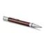 PARKER Duofold Prestige Medium Ballpoint Pen Burgundy Chevron Chrome Trim Black Ink