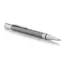 PARKER Duofold Prestige Medium Ballpoint Pen Ruthenium Chiselled Chrome Trim Black Ink