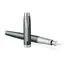 PARKER IM Premium Medium Fountain Pen Dark Green Chrome Trim