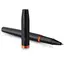 PARKER IM Rollerball Pen Black with Vibrant Flame Orange Ring Black Trim