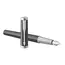 PARKER Ingenuity Medium Fountain Pen Black Chrome Trim Black Ink