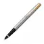 PARKER Jotter Rollerball Pen Steel with Gold Trim