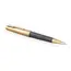 PARKER Premier Medium Ballpoint Pen Custom Storm Grey Gold Trim Black Ink