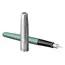 PARKER Sonnet Essential Medium Fountain Pen Metal and Green Lacquer Palladium Trim