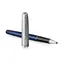 PARKER Sonnet Essential Fine Rollerball Pen Metal and Blue Lacquer Palladium Trim