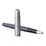 PARKER Sonnet Essential Fine Rollerball Pen Metal and Violet Lacquer Palladium Trim Black Ink
