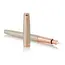 PARKER Sonnet Medium 18K Gold Nib Fountain Pen Chiselled Silver Rose Gold Trim