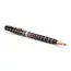 PARKER Sonnet Medium Ballpoint Pen Brown Rubber Rose Gold Trim Black Ink