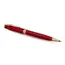 PARKER Sonnet Medium Ballpoint Pen Red Lacquer Gold Trim Black Ink