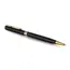 PARKER Sonnet Slim Medium Ballpoint Pen Black Lacquer Gold Trim Black Ink