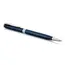 PARKER Sonnet Slim Medium Ballpoint Pen Blue Lacquer Palladium Trim Black Ink