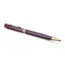 PARKER Sonnet Slim Medium Ballpoint Pen Chiselled Purple Matrix Rose Gold Trim Black Ink