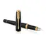 PARKER Urban Medium Fountain Pen Muted Black Gold Trim