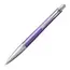 PARKER Urban Premium Medium Ballpoint Pen Violet Chrome Trim Blue Ink